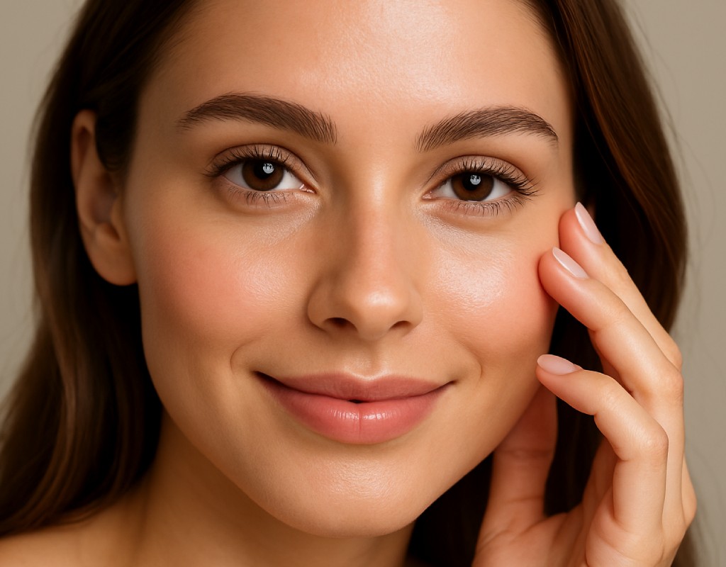 پوست دور چشم شاداب با کرم دور چشم