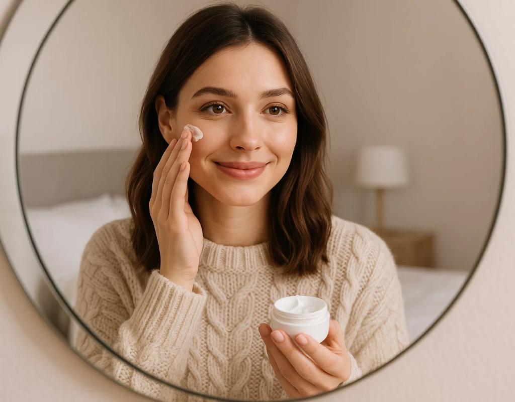 مرطوب کننده پوست صورت خشک