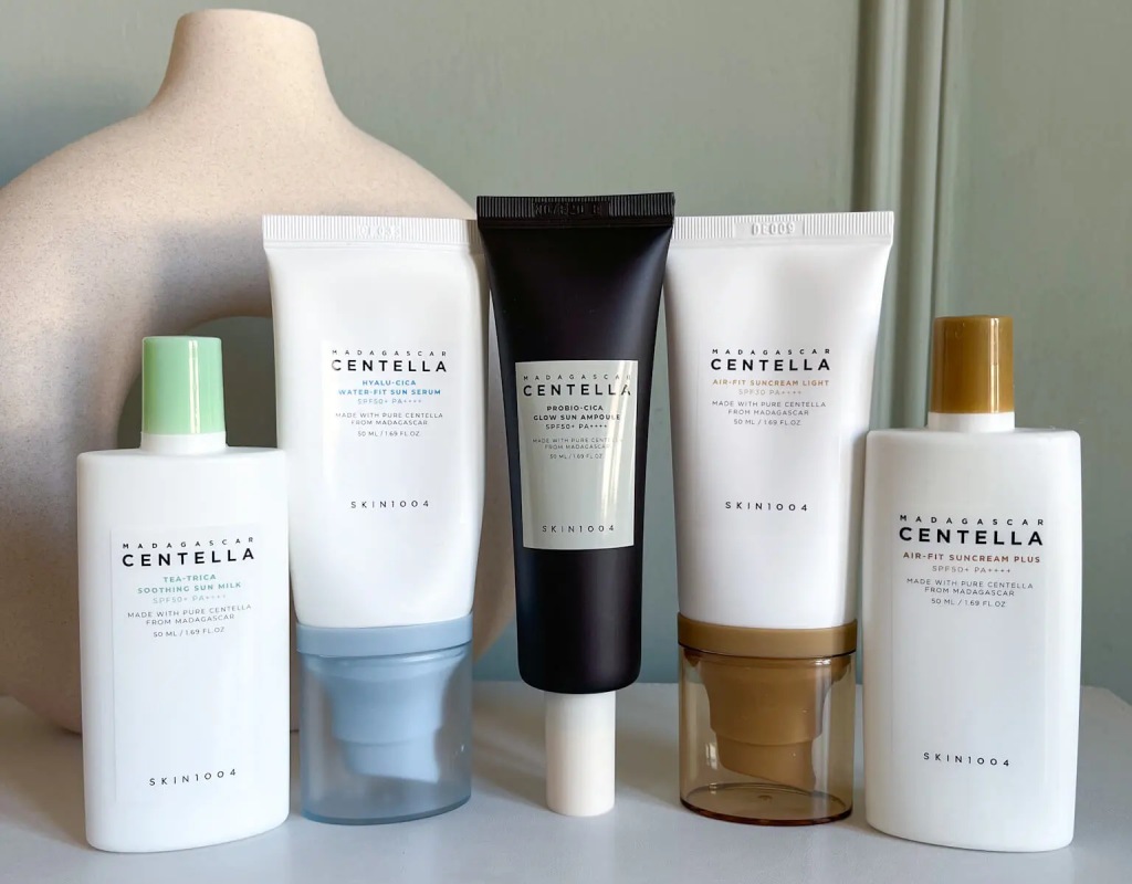 انواع ضد آفتاب‌های سنتلا اسکین